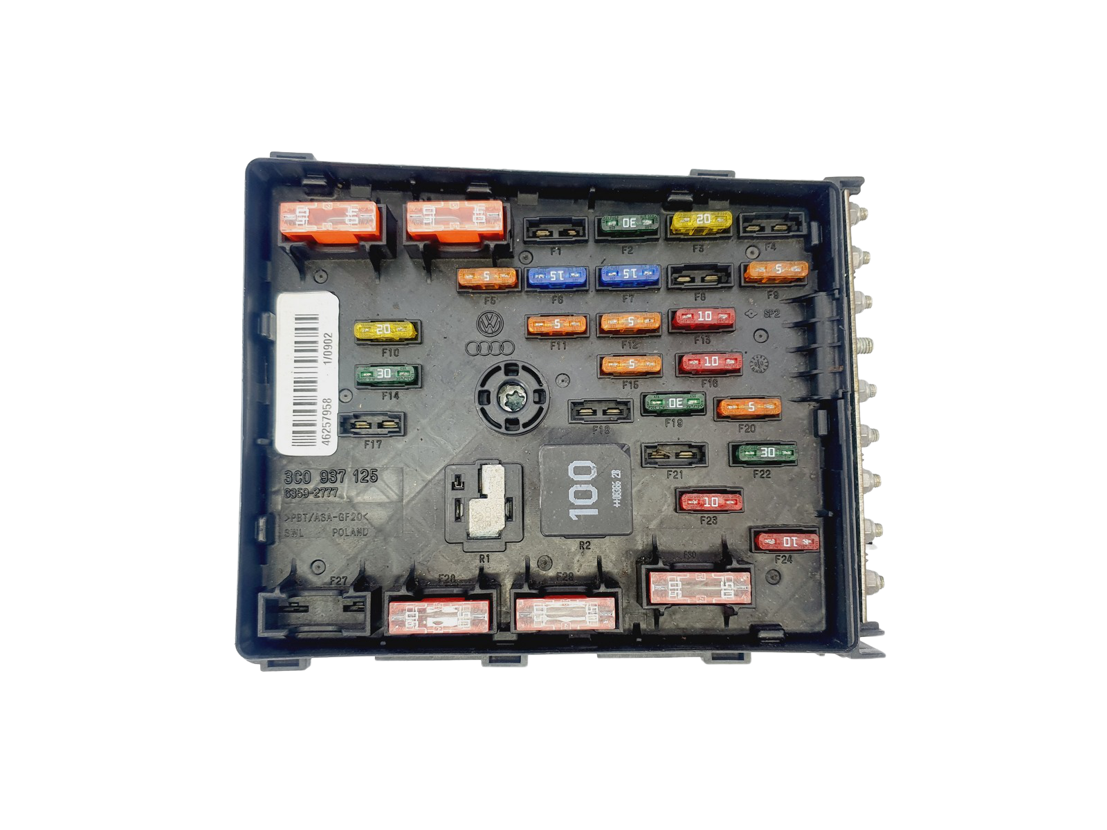 Sicherungskasten Relaiskasten 3C0937125 6359-2777 VW SEAT Audi 35119 main product photo