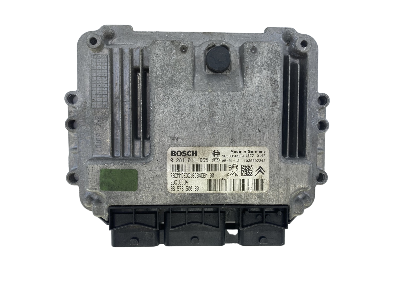 Steuergerät 9657650080 0281011965 9653958980 PSA Bosch 52305 main product photo