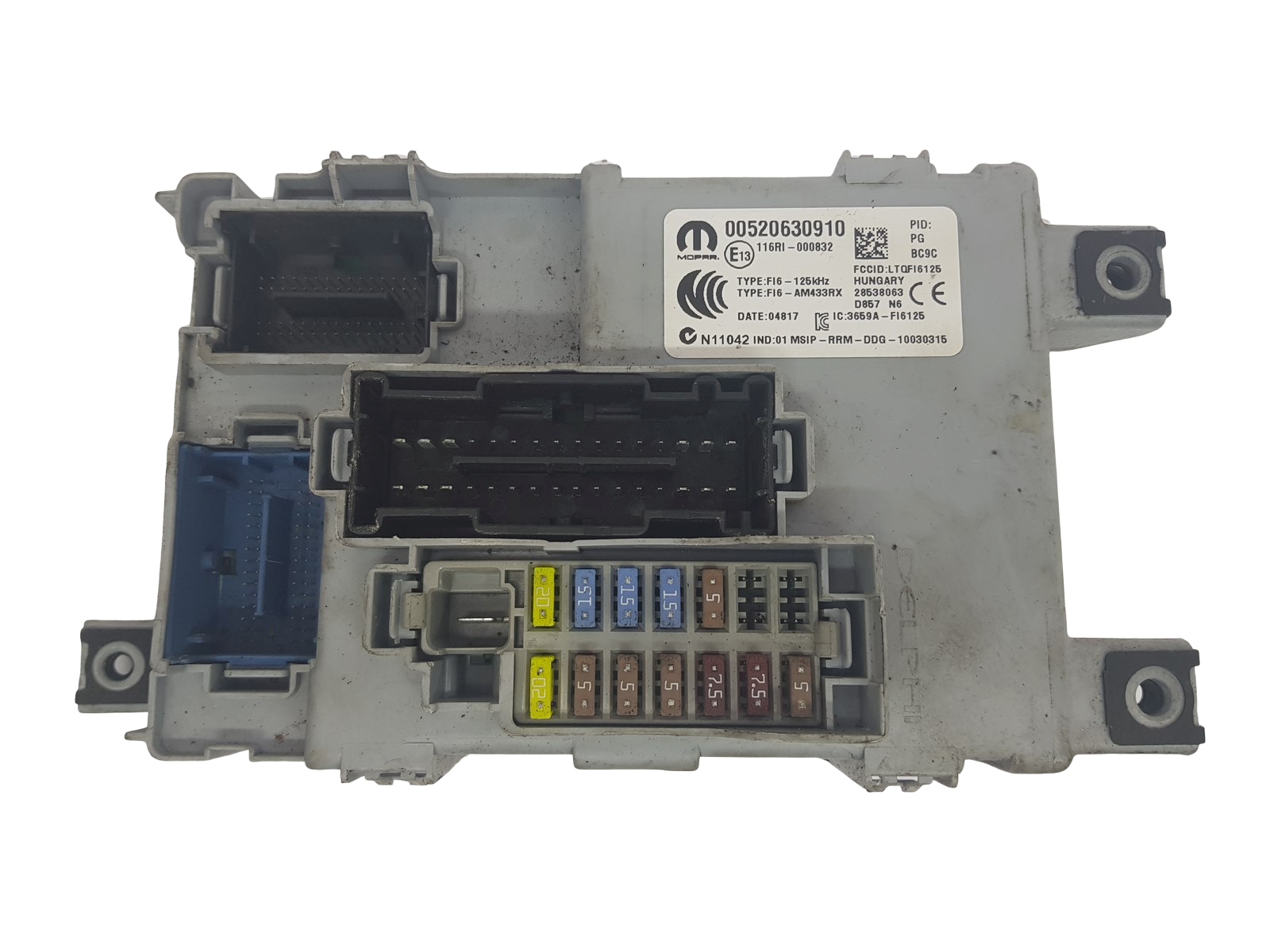 Steuergerät BSI Fiat 00520630910 Delphi main product photo
