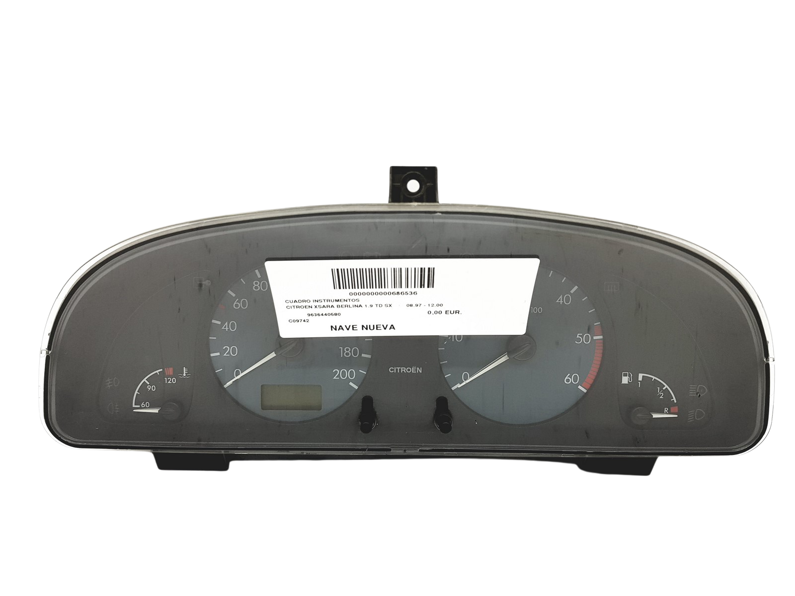 Tacho Kombiinstrument Citroen Xsara 9636440580 A 01 51704 main product photo
