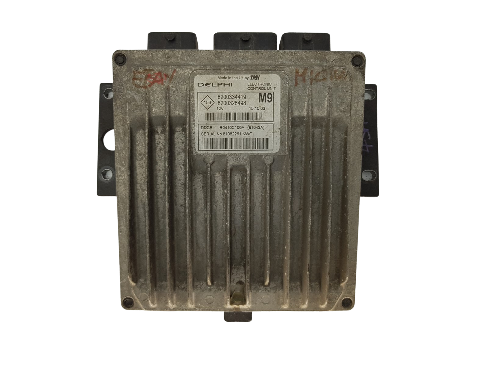Steuergerät 8200334419 8200326498 R0410C100A Renault Delphi 16397 main product photo