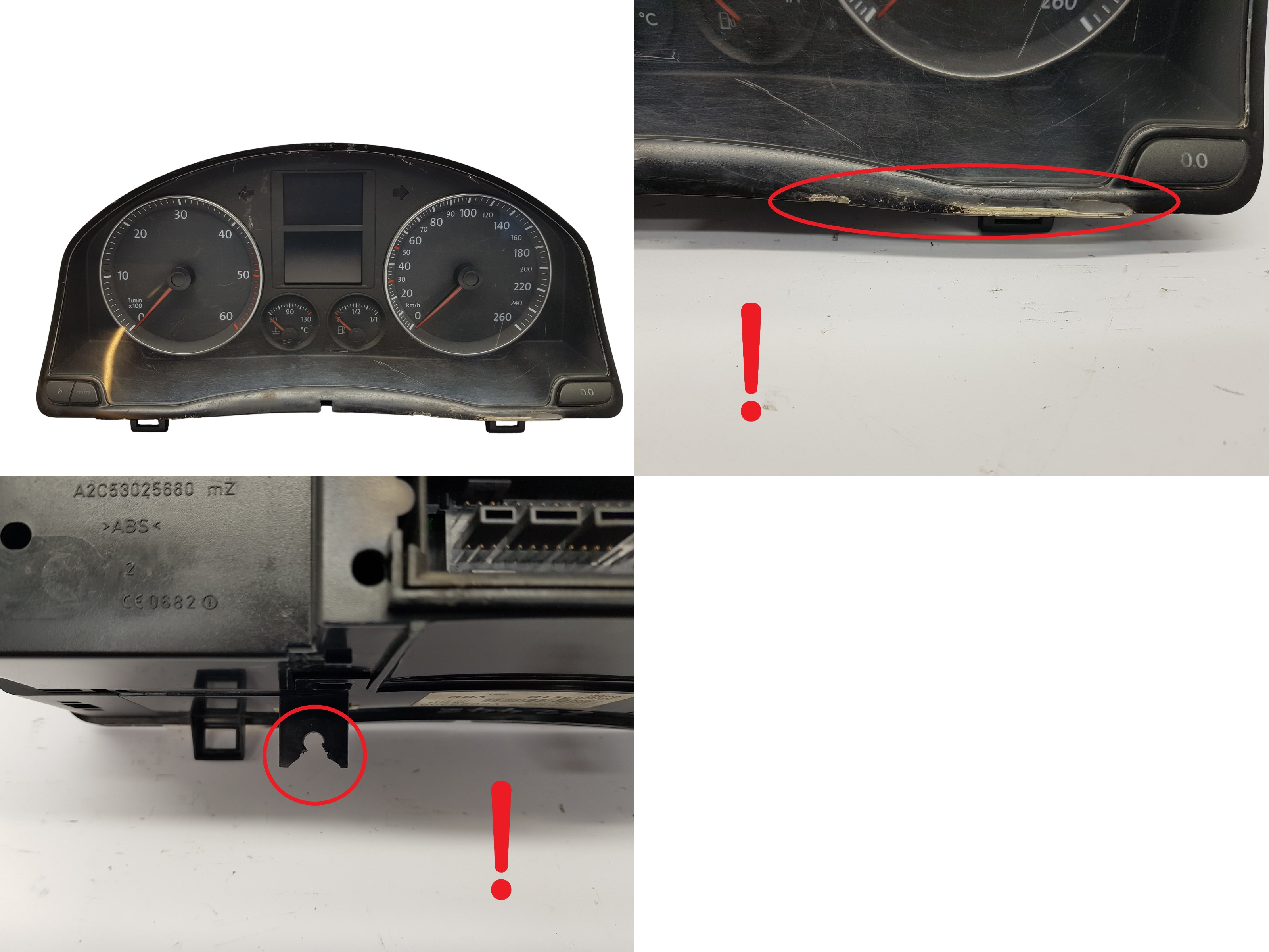 Tacho Kombiinstrument VW Golf MK5 1K0920851B 110080246035 2212 main product photo