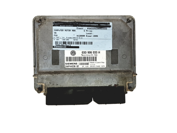 Steuergerät 03D906033H 5WP44238 02 VW Siemens 18781 main product photo
