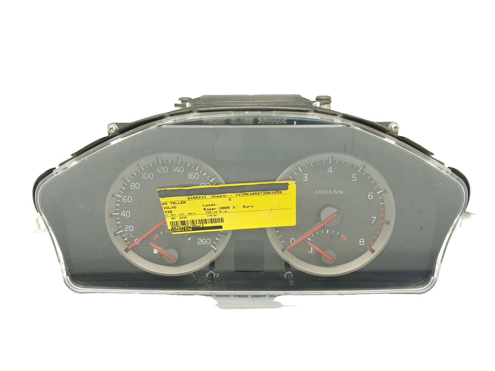 Tacho Kombiinstrument Volvo C30 V50 30786343 30710071 25411 main product photo