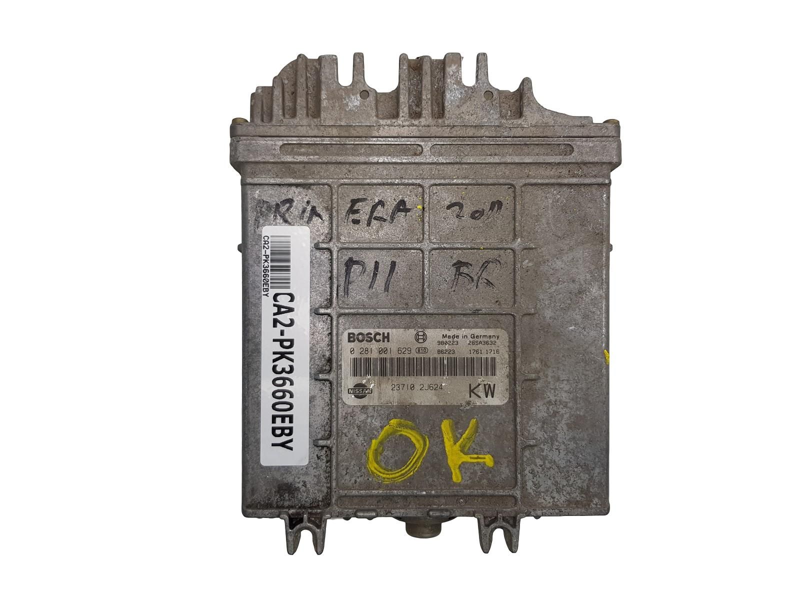 Steuergerät 23710 2J624 0281001629 Nissan Bosch main product photo