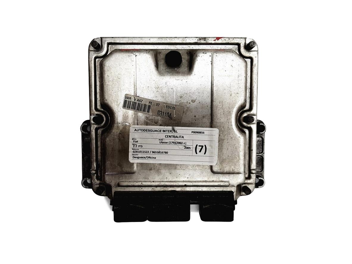 Product Image for Steuerungen, Computer – Starterset Citroen 96 558 167 80 / 0 281 011 522 / 9640938180 / EDC15C2 / 1039S05856